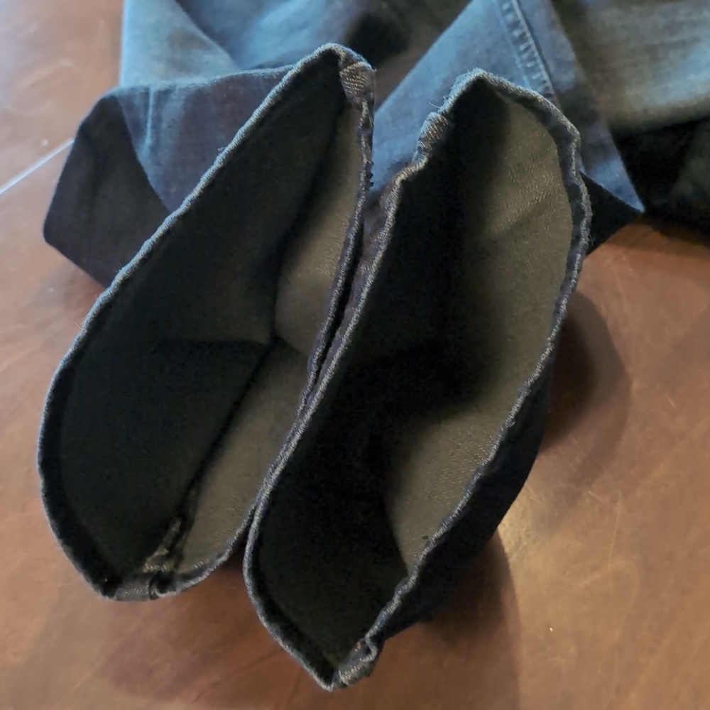 Buffalo Jack X Straight Jeans Dark Blue Indigo Faded - Picture 9 of 11
